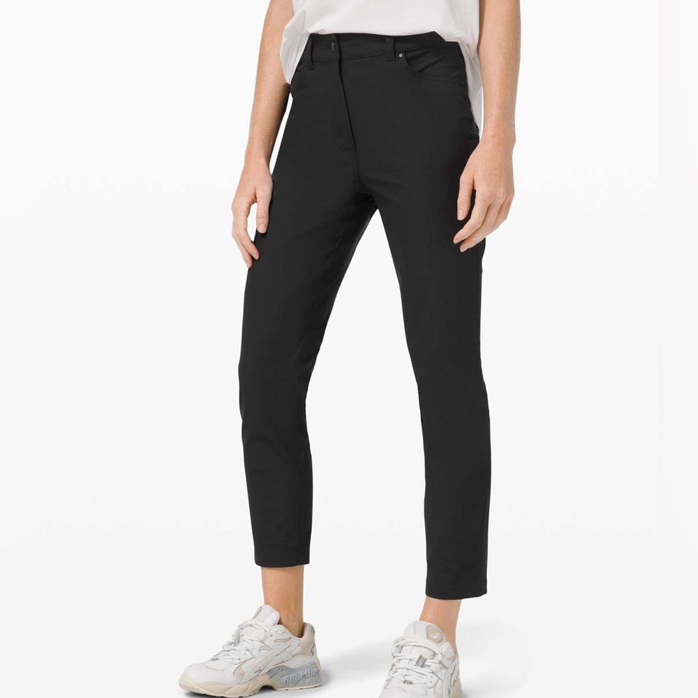 Lululemon City Sleek 5 Pocket 7/8 Slim Athletic Pant Black Size 29 High Rise